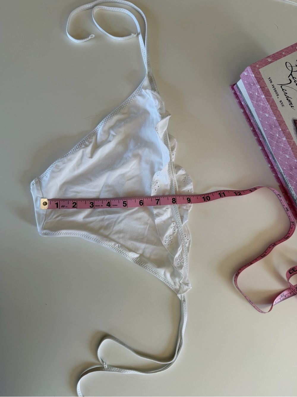 White Ruffle Bikini Bottom - Picture 3 of 4
